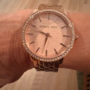 Michael Kors Rose Gold Crystal Women's Watch